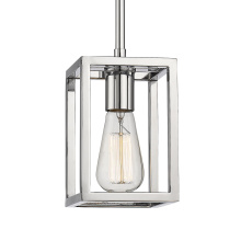 Golden 2072-M1L CH - Golden Lighting Wesson 1-light Pendant in Chrome